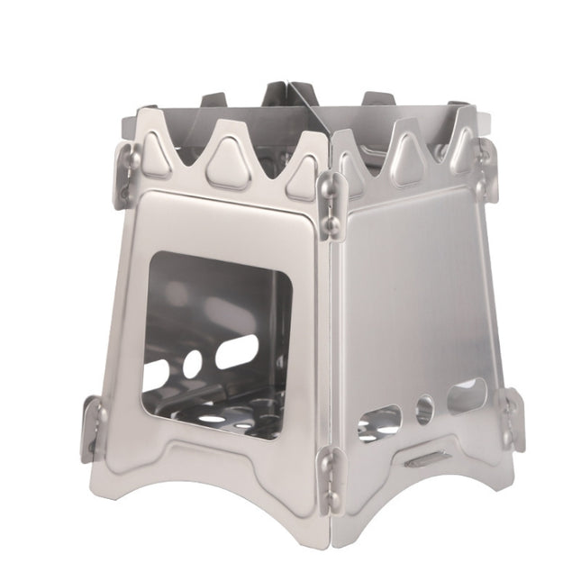 Stainless Steel Picnic Stove Wilderness Survival Foldable Stove-garmade.com