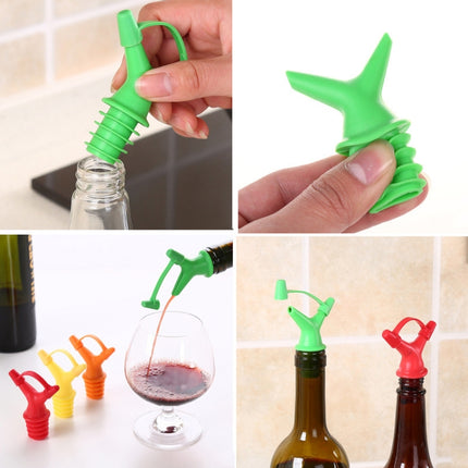 10 PCS Double-Headed Soy Sauce Bottle Mouth Bottle Stopper Wine Bottle Cover Color Random Delivery-garmade.com