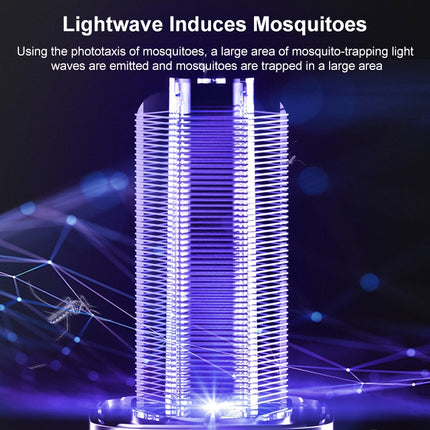 Household Mosquito Swatter And Mosquito Lamp Inhalation Type Outdoor Mosquito Repellent, Colour: Charge White-garmade.com