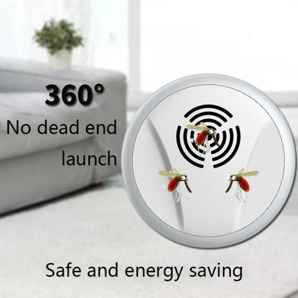 Ultrasonic Mouse Repeller Mute Noise Reduction Mosquito Killer(EU Plug)-garmade.com