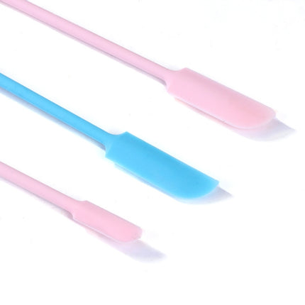 3 in 1 Silicone Beauty Spatula Sauce Applicator Cream Spatula Set(Blue)-garmade.com