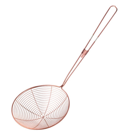 Stainless Steel Colander Noodle Spoon Oil Filter Spoon, Specification: Rose Gold-garmade.com