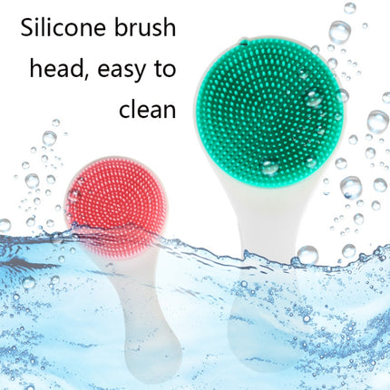Baby Silicone Shower Massage Brush Multifunctional Shampoo Brush with Comb(Blue)-garmade.com