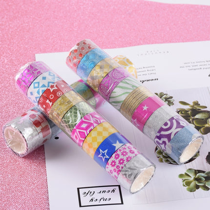 60 Colors / Box Glitter Tape Easy To Tear Manual DIY Tape-garmade.com