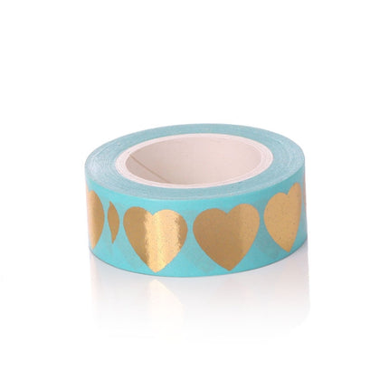 8 Rolls / Set Simple Basic Material Stamping Paper Tape Hand Ledger Decoration Sticker-garmade.com