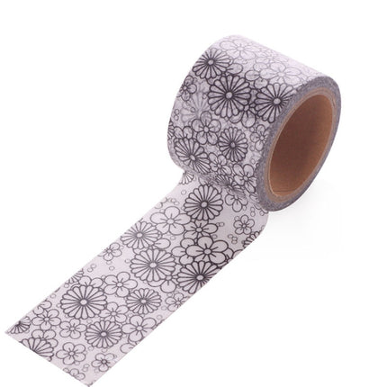 6 Rolls 30mm×5m Paper Tape Hand Account DIY Tape Can Handwritten Coat Tape(PC-003)-garmade.com