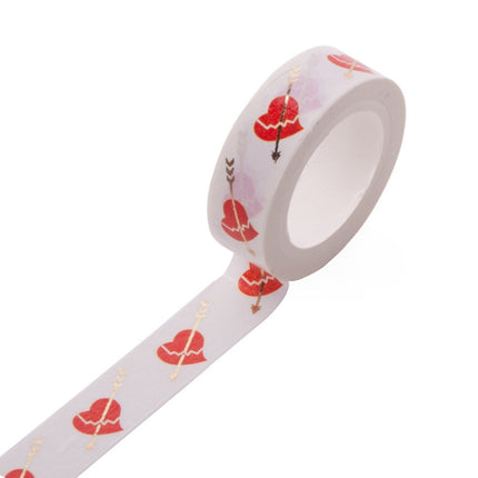 6 Rolls Bronzing Paper Tape Decorative Album Paper Hand Torn Stickers(Q-34)-garmade.com