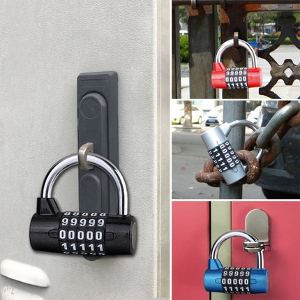 Large 5 Digit Combination Gym Cabinets Password Lock Tool Box Door Padlock(Blue)-garmade.com