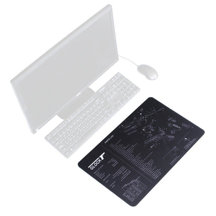 2 PCS Heat Transfer Non-Slip Single-Sided Office Gaming Mouse Pad 2mm(SPS-SmithWessomM&P)-garmade.com