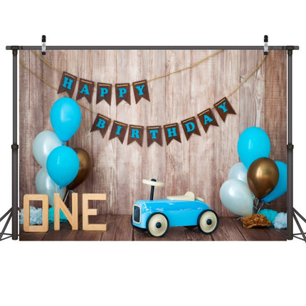 2.1m X 1.5m One Year Old Birthday Photography Background Party Decoration Hanging Cloth(581)-garmade.com