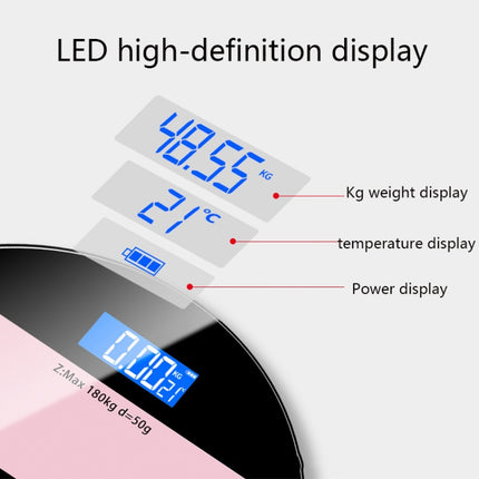 Body Weight Scale USB Home Body Fat Scale Battery Version(Lemon)-garmade.com