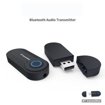 GT09S USB Bluetooth Transmitter 3.5mm Audio Adapter TV Computer Bluetooth Audio Transmitter-garmade.com