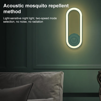 TS-06-13 Ultrasonic Mosquito Repellent Electronic Night Light Mosquito Repellent US Plug(Black)-garmade.com