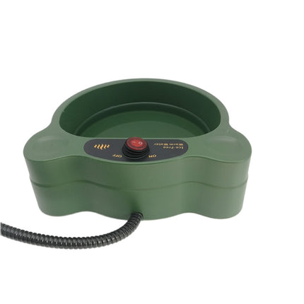 Outdoor Heating Bowl Pet Food Tray Automatic Thermostatic Water Bowl For Cats & Dogs(US Plug)-garmade.com