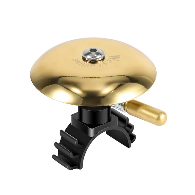 WEST BIKING P0706046B Biking Bike Bell Mountain Earth Road Dead Fly Vintage Bell(Golden)-garmade.com
