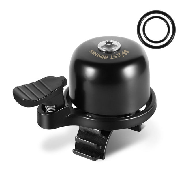 WEST BIKING YP0706048 Bicycle Copper Bell Mountain Bike Mini Bell(Black)-garmade.com