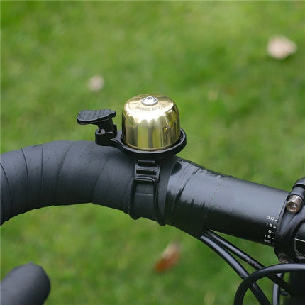 WEST BIKING YP0706048 Bicycle Copper Bell Mountain Bike Mini Bell(Golden)-garmade.com