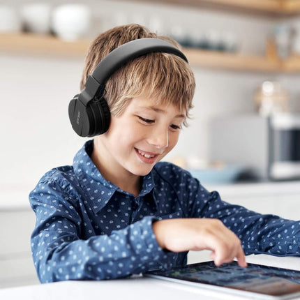 Gorsun GS-778 Mobile Phone Music Headset Wired Laptop Children Headphones(Blue)-garmade.com