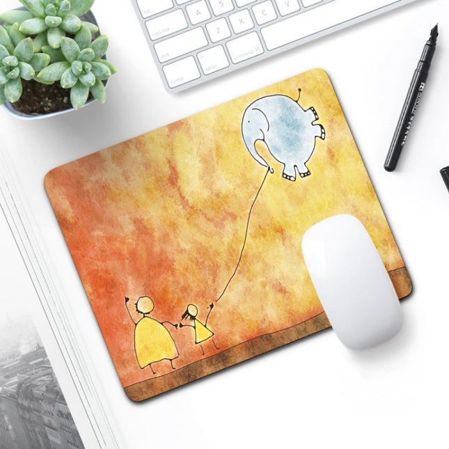 6 PCS Non-Slip Mouse Pad Thick Rubber Mouse Pad, Size: 21 X 26cm(Dumbo)-garmade.com