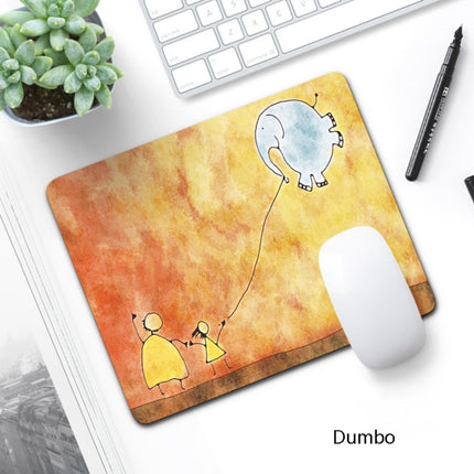 6 PCS Non-Slip Mouse Pad Thick Rubber Mouse Pad, Size: 21 X 26cm(Dumbo)-garmade.com