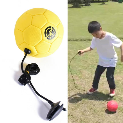 Children Training Football with Non-detachable Rope (No. 2 Yellow)-garmade.com