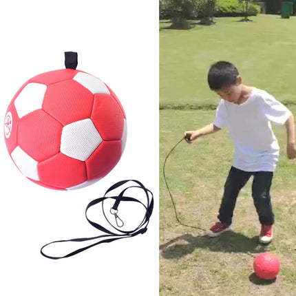 Children Training Football with Detachable Rope (No. 2 Red)-garmade.com