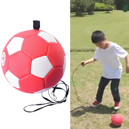 Children Training Football with Detachable Rope (No. 4 Red)-garmade.com