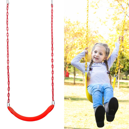 Indoor And Outdoor Children Fitness EVA Soft Board Swing With Chain,Random Color Delivery-garmade.com