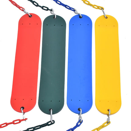 Indoor And Outdoor Children Fitness EVA Soft Board Swing With Chain,Random Color Delivery-garmade.com