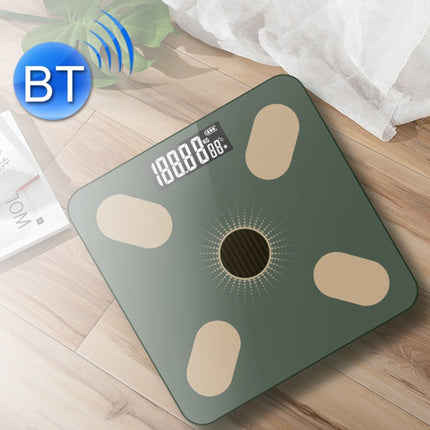Smart Bluetooth Weight Scale Home Body Fat Measurement Health Scale Battery Model(Ink Green Silk Screen Film)-garmade.com