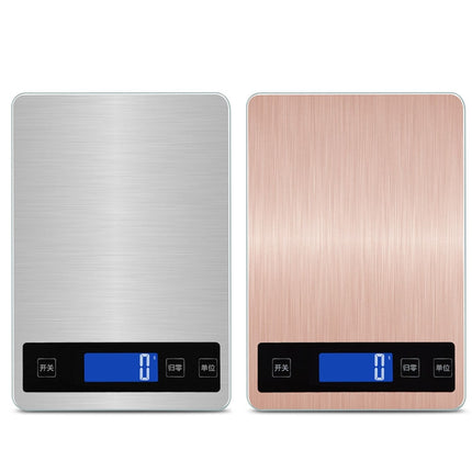 A10-1 Portable USB Kitchen Scale Household Food Baking Tea Quasi-Gram Weight Bench Scale, Specification: 10kg / 1g(White)-garmade.com