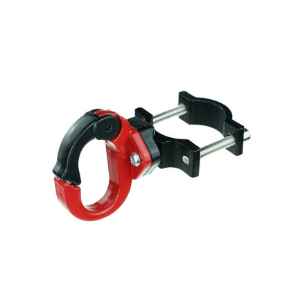 2 PCS For Ninebot MAX G30 Scooter Accessories Aluminum Alloy Hook Rod Hook, Specification: Single Hook (Black Red)-garmade.com