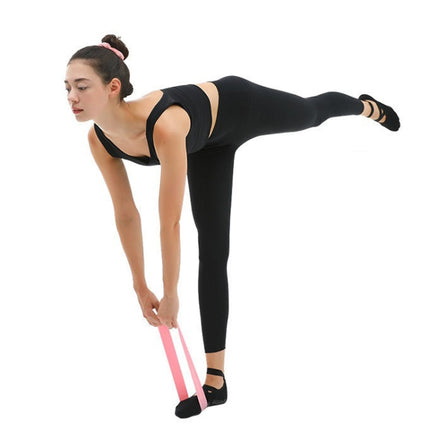3 PCS Latex Yoga Stretch Elastic Belt Hip Squat Resistance Band, Specification: 1500x150x0.35mm (Pure Red)-garmade.com