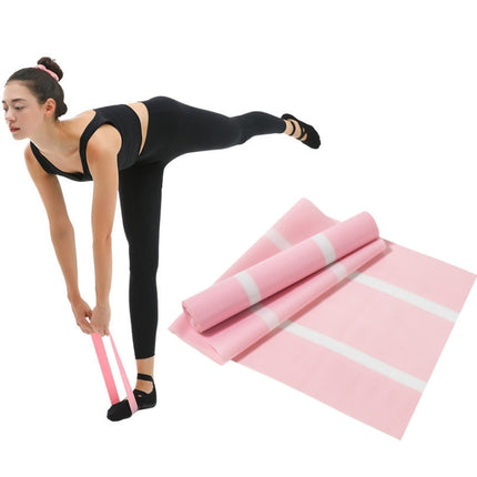 3 PCS Latex Yoga Stretch Elastic Belt Hip Squat Resistance Band, Specification: 1500x150x0.35mm (Two-color Pink)-garmade.com