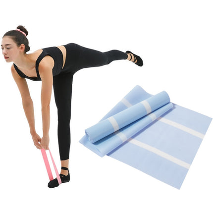 3 PCS Latex Yoga Stretch Elastic Belt Hip Squat Resistance Band, Specification: 1500x150x0.35mm (Two-color Blue)-garmade.com