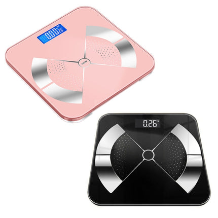 Home Weight Scale Accurate Healthy Body Fat Scale, Size: 26x26cm(Battery Version Black)-garmade.com