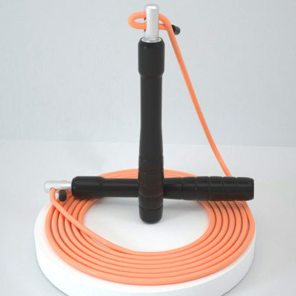 AMYUP Adjustable Bearing Anti-winding PVC Steel Wire Skipping Rope, Cable Length: 3m(Orange)-garmade.com