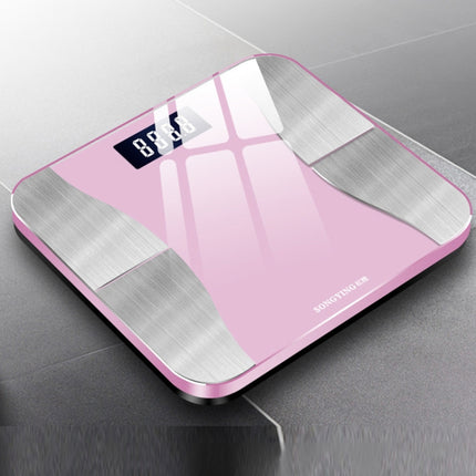SONGYING SY06 Smart Body Fat Scale Home Body Weight Scale, Size: Charging Version(290x260mm)(Cherry Pink)-garmade.com