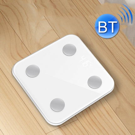 8066 Smart Body Fat Electronic Scale Home Bluetooth Weight Scale, Colour: Battery Style(White)-garmade.com