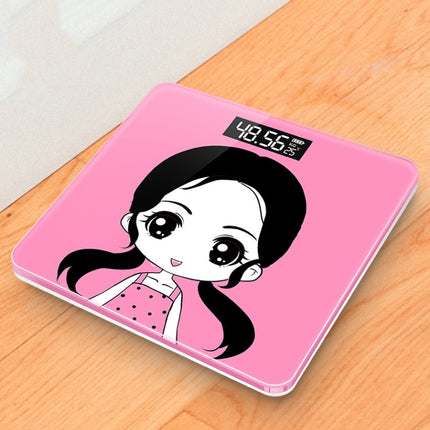 Mini Electronic Scale Home Weighing Scale Charging Stlye(Cute Girl)-garmade.com