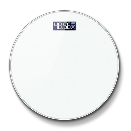 LCD Display Electronic Scale Household Weighing Health Scale Charging Model(White)-garmade.com