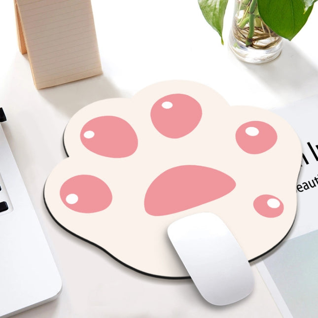 3 PCS XH12 Cats Claw Cute Cartoon Mouse Pad, Size: 280 x 250 x 3mm(White)-garmade.com