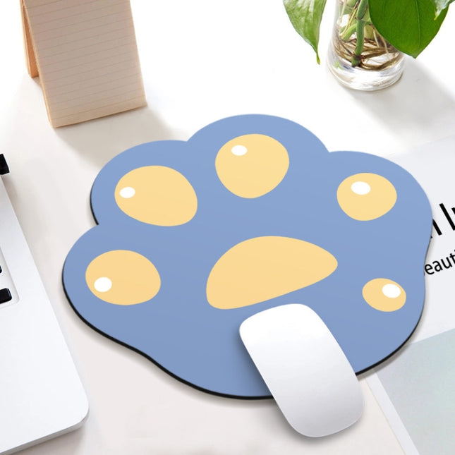 3 PCS XH12 Cats Claw Cute Cartoon Mouse Pad, Size: 280 x 250 x 3mm(Blue Yellow)-garmade.com