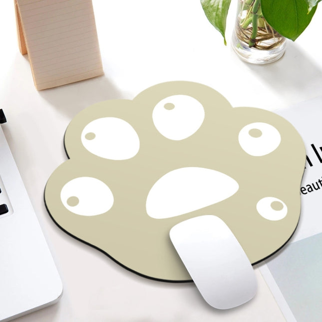 3 PCS XH12 Cats Claw Cute Cartoon Mouse Pad, Size: 280 x 250 x 3mm(Creamy-white)-garmade.com