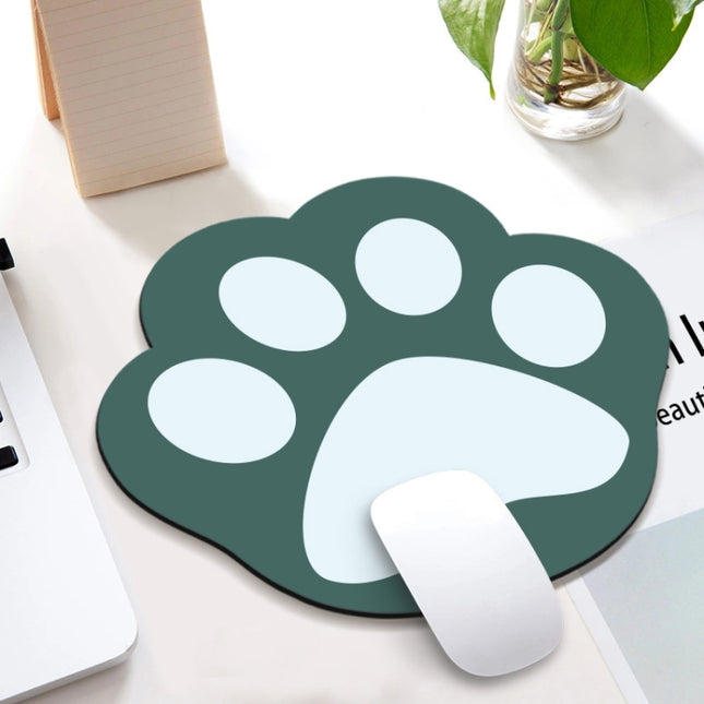 3 PCS XH12 Cats Claw Cute Cartoon Mouse Pad, Size: 280 x 250 x 3mm(Ink Green)-garmade.com