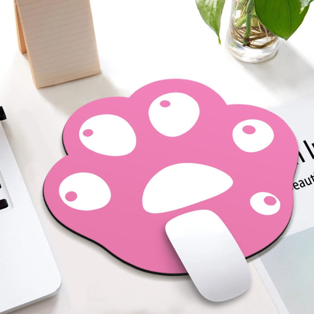 3 PCS XH12 Cats Claw Cute Cartoon Mouse Pad, Size: 280 x 250 x 3mm(Deep Pink White)-garmade.com