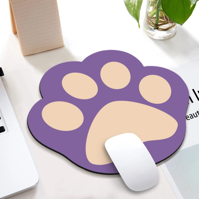 3 PCS XH12 Cats Claw Cute Cartoon Mouse Pad, Size: 280 x 250 x 3mm(Purple)-garmade.com