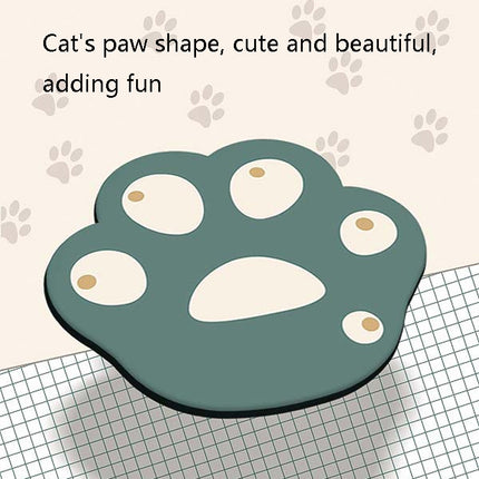 3 PCS XH12 Cats Claw Cute Cartoon Mouse Pad, Size: 280 x 250 x 3mm(Aquamarine)-garmade.com
