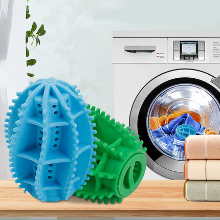 4 PCS Household Laundry Ball Washing Machine Magic Cleaning Ball Nano Ceramic Anti-Winding Laundry Ball(Blue)-garmade.com