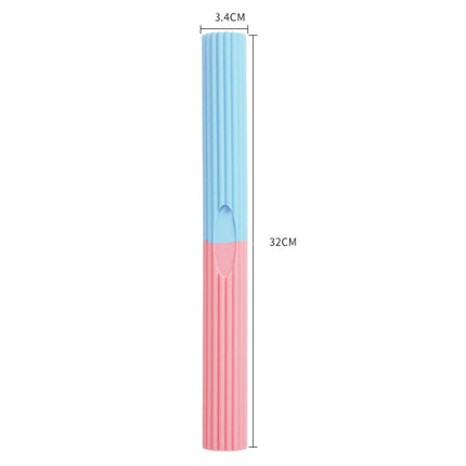 Silicone Multifunctional Fitness Bar Rehabilitation Training Arm Strength Bar Wrist Strength Forging Resistance Bar(Light Blue + Gray)-garmade.com